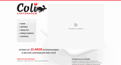 Desktop Screenshot of colicartonagem.com.br