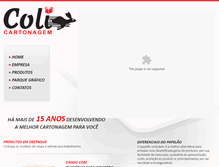 Tablet Screenshot of colicartonagem.com.br